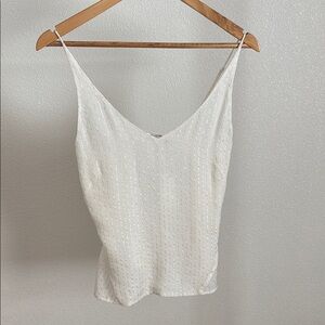J Brand White Camisole Top Essential Layer